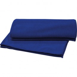 ORLY. Prosop de plajă cu design bicolor și bandă elastică practică pentru pliere ușoară - TW7100, ROYAL BLUE