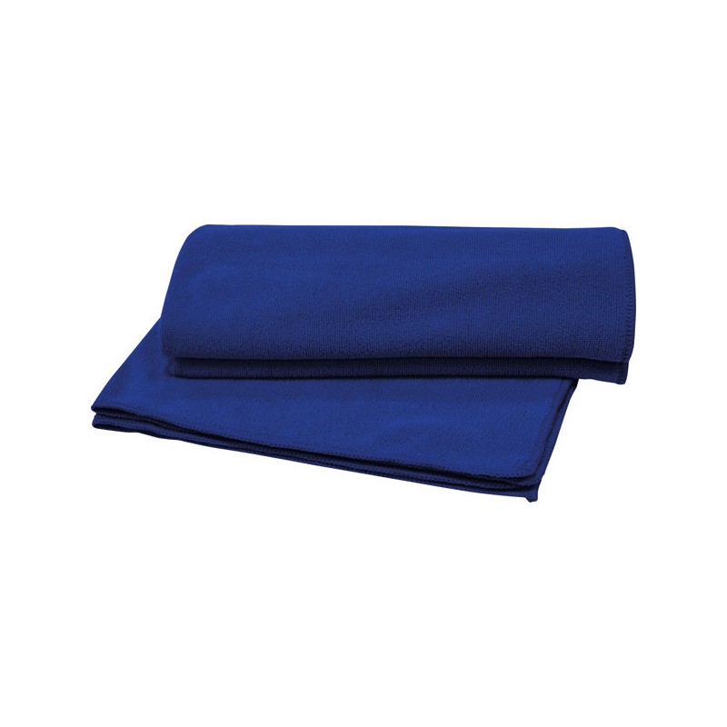 ORLY. Prosop de plajă cu design bicolor și bandă elastică practică pentru pliere ușoară - TW7100, ROYAL BLUE