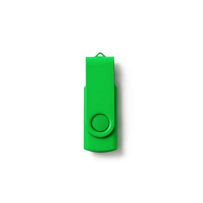 RIOT. Stick de memorie USB cu structură principală din ABS și clemă pivotantă corespunzătoare - US4192, FERN GREEN RIOT. Stick de memorie USB cu structură principală din ABS și clemă pivotantă corespunzătoare - US4192, FERN GREEN