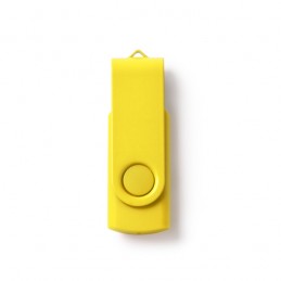 RIOT. Stick de memorie USB cu structură principală din ABS și clemă pivotantă corespunzătoare - US4192, YELLOW