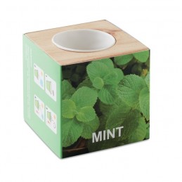 MENTA - Ghiveci lemn "MINT"         MO9337-40, Wood