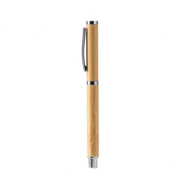 PIRGO. Roller cu cerneală cu corp din bambus și detalii metalice - BL7983, BAMBOO