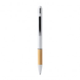 OLTEN. Pix metalic cu finisaj mat, cu clemă din bambus și indicator tactil - BL7990, WHITE