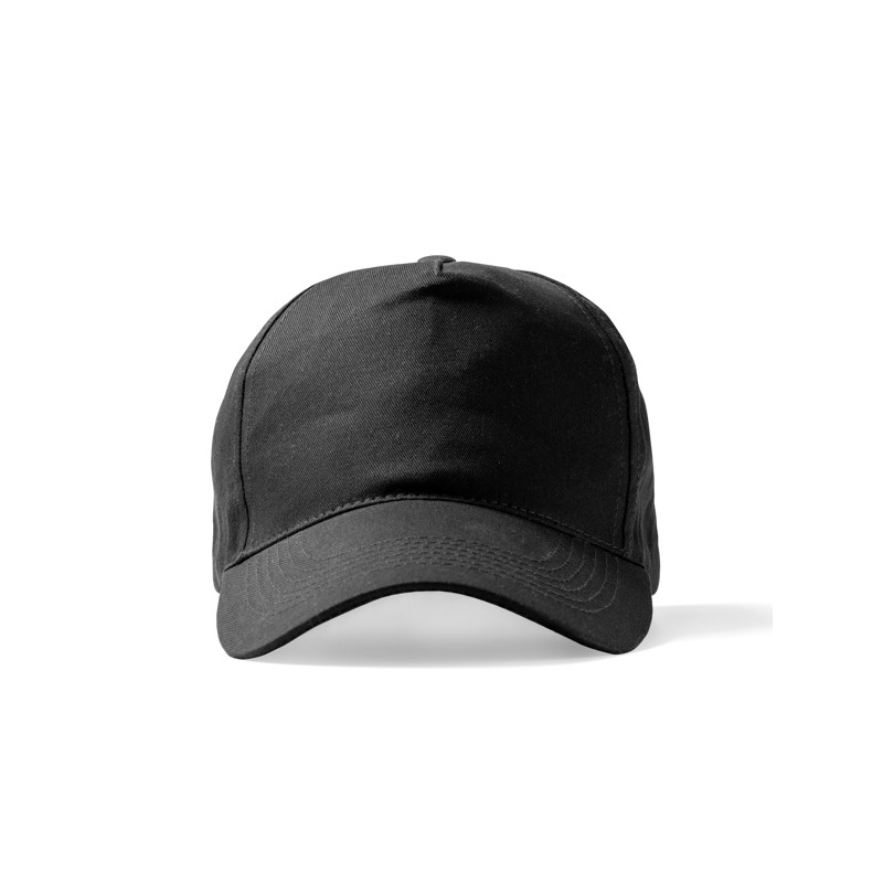 FIDES. Șapcă în 5 panouri din bumbac reciclat 100% - GO7009, BLACK FIDES. Șapcă în 5 panouri din bumbac reciclat 100% - GO7009, BLACK