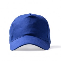 FIDES. Șapcă în 5 panouri din bumbac reciclat 100% - GO7009, ROYAL BLUE