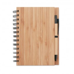 BAMBLOC - Carnet din bambus cu pix       MO9435-40, Wood