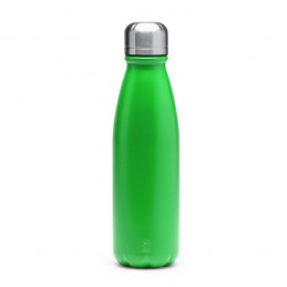 KISKO. Sticlă din aluminiu reciclat cu perete simplu, ideală pentru a fi folosită zilnic - BI4213, FERN GREEN