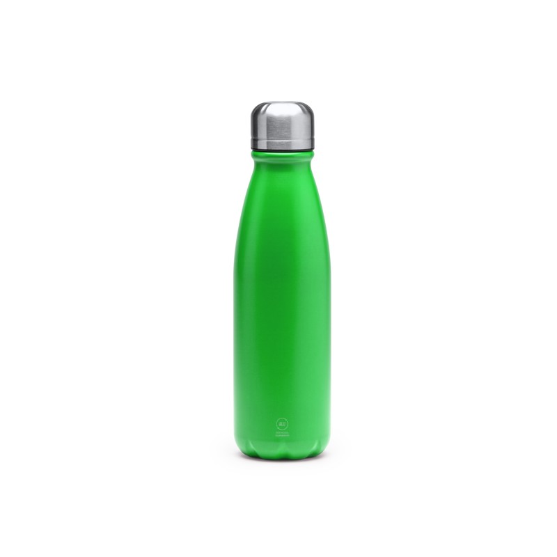 KISKO. Sticlă din aluminiu reciclat cu perete simplu, ideală pentru a fi folosită zilnic - BI4213, FERN GREEN