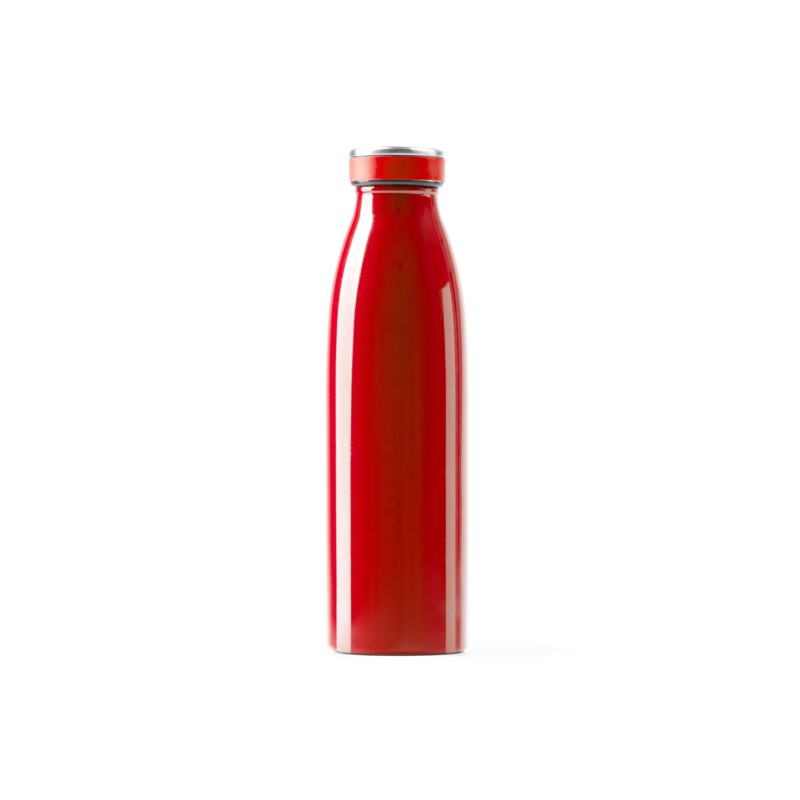 KEMY. Sticlă termică pentru apă din oțel inoxidabil 304 cu înveliș dublu - BI4149, RED
