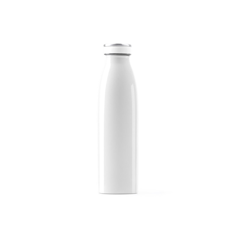 KEMY. Sticlă termică pentru apă din oțel inoxidabil 304 cu înveliș dublu - BI4149, WHITE