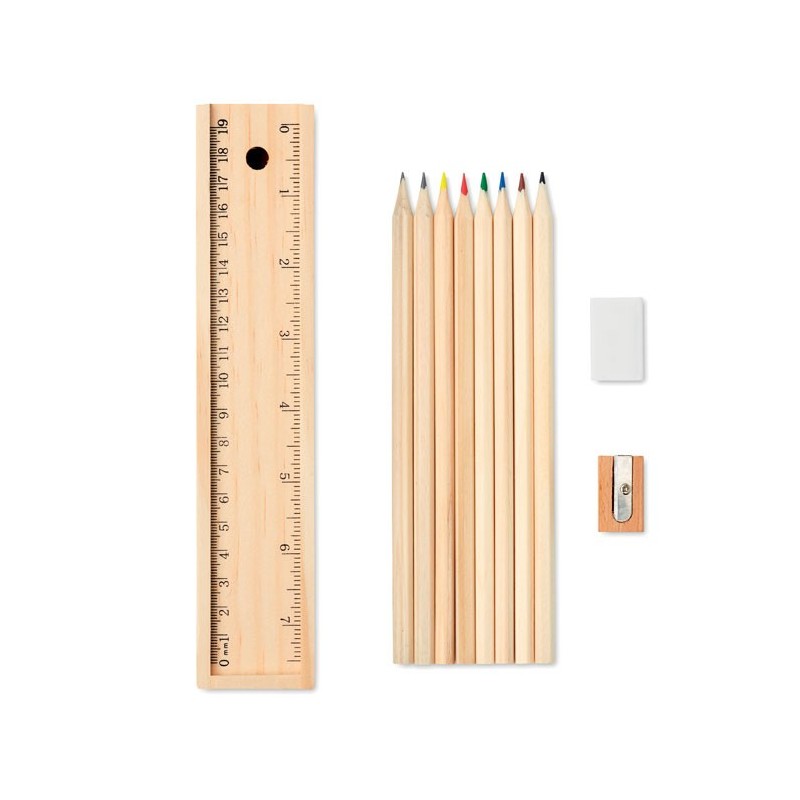 TODO SET - Set de 12 creioane de lemn     MO9836-40, Wood