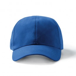 KARIN. Șapcă sport respirabilă 100% din microfibră, în 6 panouri - GO7026, ROYAL BLUE