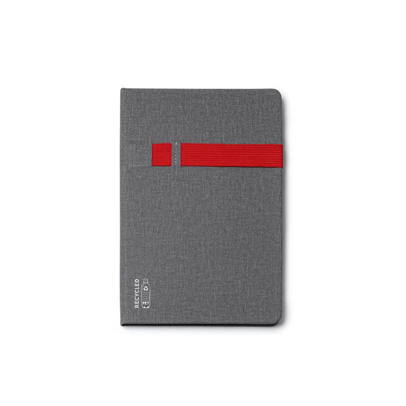 SIKAS. Agendă format A5 cu coperți dure din polietilen tereftalat (PET) - NB7971, RED SIKAS. Agendă format A5 cu coperți dure din polietilen tereftalat (PET) - NB7971, RED