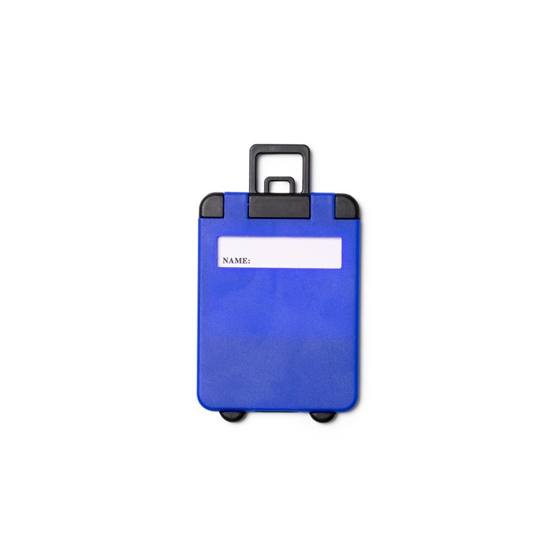 CHARTER. Etichetă pentru valiză în formă de troller - TA8204, ROYAL BLUE