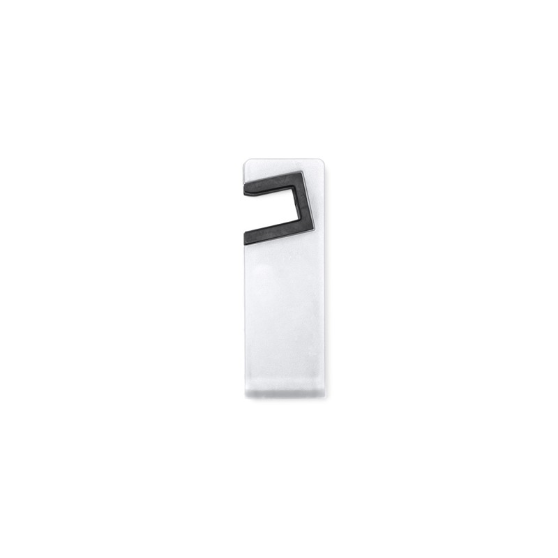 KUNIR. Suport pliabil pentru telefoane mobile cu bare de protecție anti-alunecare - SO3056, WHITE