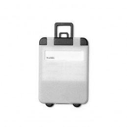 CHARTER. Etichetă pentru valiză în formă de troller - TA8204, WHITE