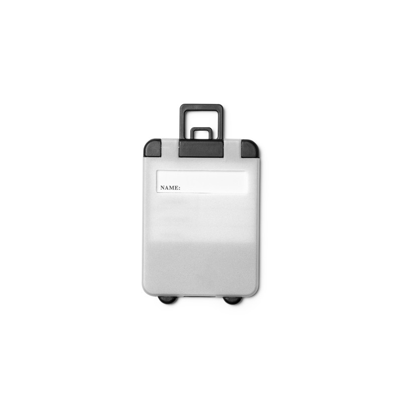 CHARTER. Etichetă pentru valiză în formă de troller - TA8204, WHITE