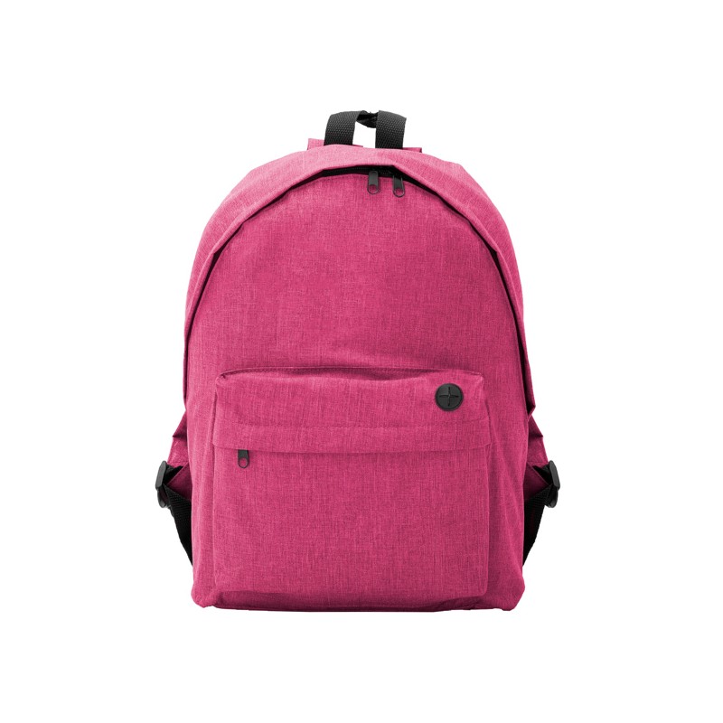 TEROS. Rucsac clasic din poliester 300D cu design din țesătură - BO7145, HEATHER ROSETTE