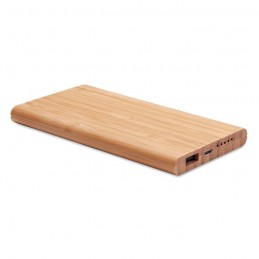 ARENA - Wireless powerbank în bambus   MO9662-40, Wood