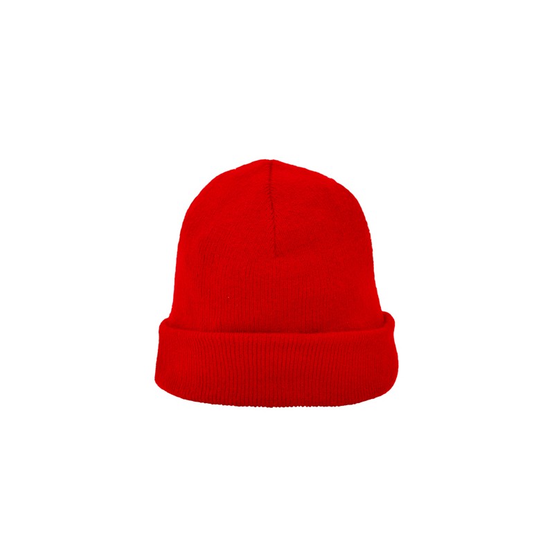 PLANET. Căciulă tricotată cu față dublă, specială pentru broderie - GR9009, RED