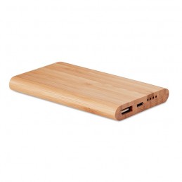 ARENAPOWER - Powerbank 4000 mAh în bambus   MO9663-40, Wood