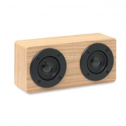 SONICTWO - Boxă bluetooth 2x3W 400 mAh    MO9083-40, Wood