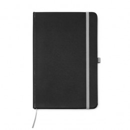 PIANA. Agendă format A5 cu coperți dure din PU negru - NB7987, GRIS