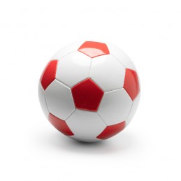 TUCHEL. Minge de fotbal mărimea 5 din imitație de piele - FB2151, RED