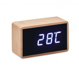 MIRI CLOCK - Ceas deșteptător LED în bambus MO9921-40, Wood