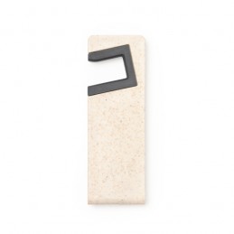 BAWEN. Suport pliabil pentru telefoane mobile din fibră de grâu, cu margini superioare antiderapante - SO3057, BEIGE
