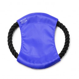 DEMAK. Frisbee pentru animale de companie din polietilen tereftalat și bandă din bumbac - AN1025, ROYAL BLUE