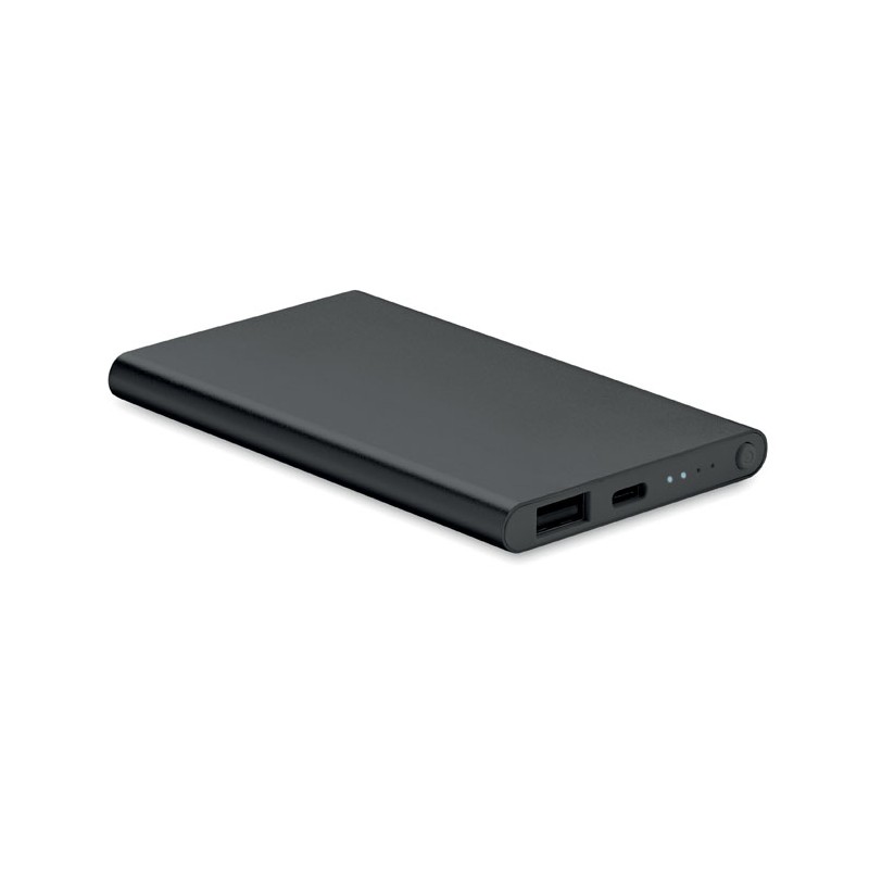 POWERFLAT C - Powerbank de 4000 mAh tip C    MO6825-03, Black