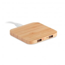 CUADRO - Încărcător wireless din bambus MO9698-40, Wood