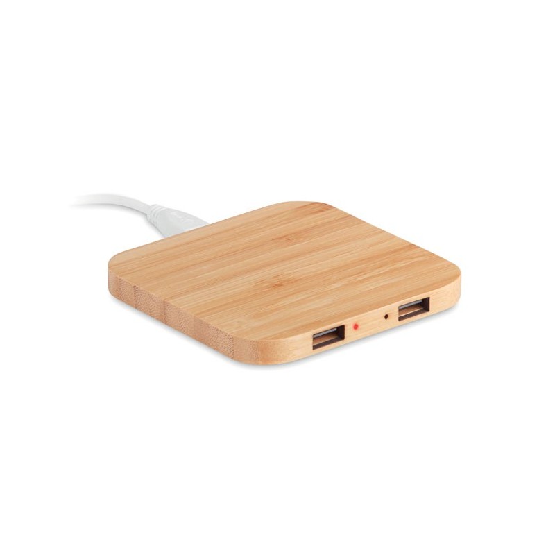 CUADRO - Încărcător wireless din bambus MO9698-40, Wood