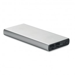 POWERFLAT 8 C - Powerbank 10000 mAh            MO6770-16, Dull silver