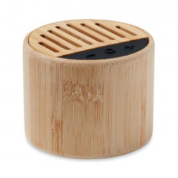 ROUND LUX - Boxă wireless din bambus       MO6818-40, Wood