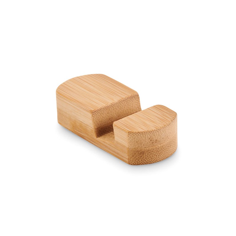 POY - Mini suport de telefon, bambus MO6888-40, Wood