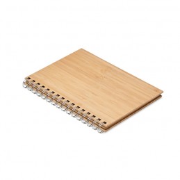 BRAM - Notes A5 din bambus cu spira   MO6790-40, Wood