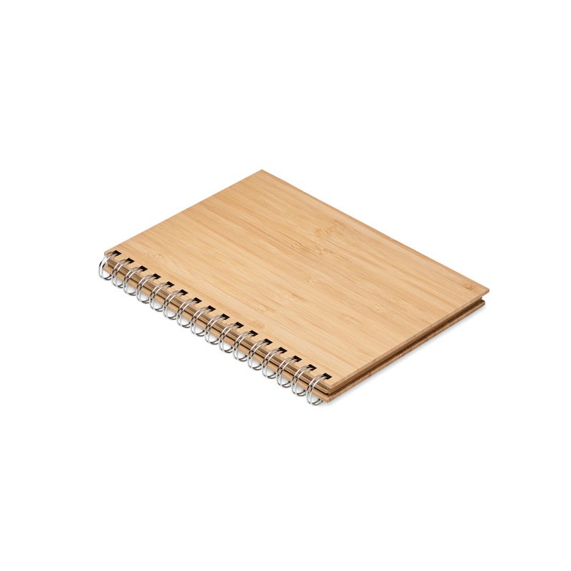BRAM - Notes A5 din bambus cu spira MO6790-40, Wood BRAM - Notes A5 din bambus cu spira MO6790-40, Wood