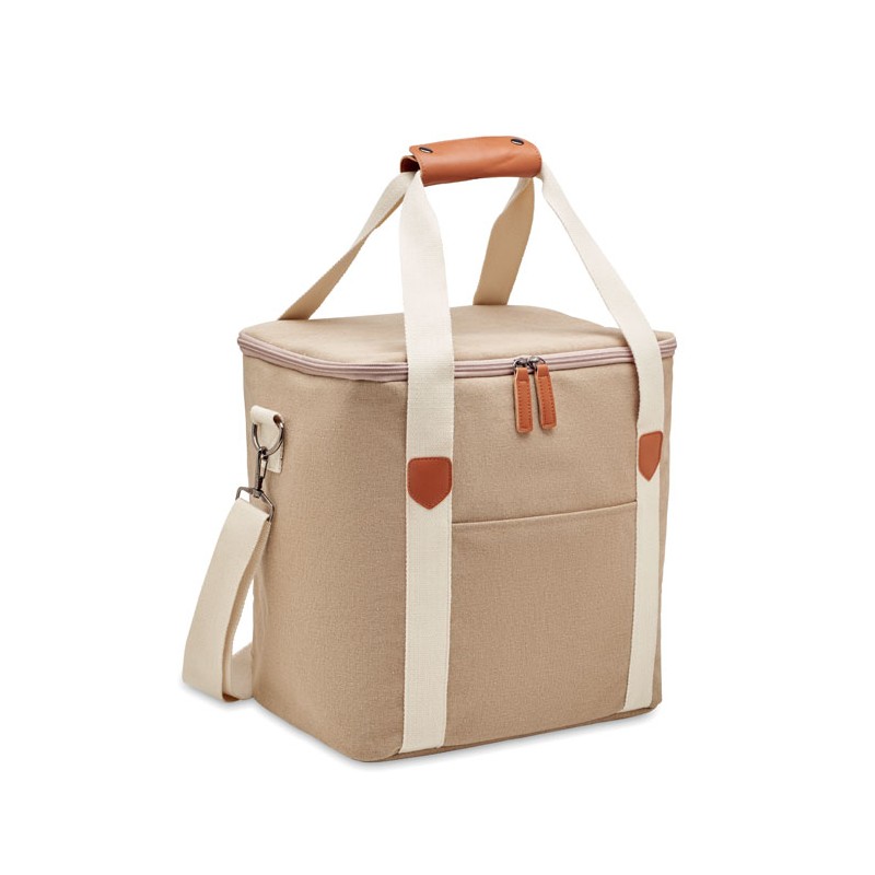 KECIL LARGE - Coolerbag mare canvas 450g     MO6869-13, Beige