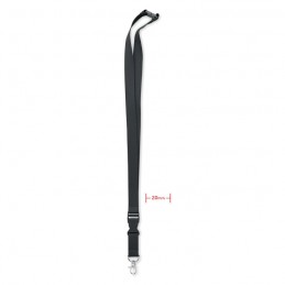 LANNYCOT - Lanyard cu carabină 20 mm      MO6708-03, Black