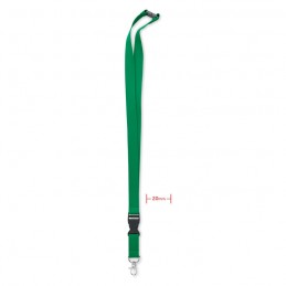 LANNYCOT - Lanyard cu carabină 20 mm      MO6708-09, Green