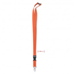 LANNYCOT - Lanyard cu carabină 20 mm      MO6708-10, Orange