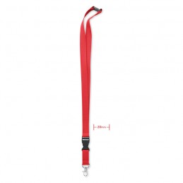 LANNYCOT - Lanyard cu carabină 20 mm      MO6708-05, Red