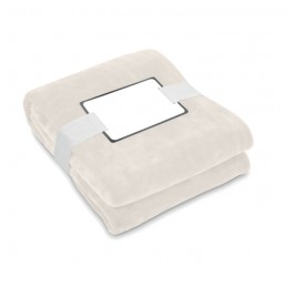 LOGAN - Pătură fleece RPET 280 gr/m²   MO6804-13, Beige