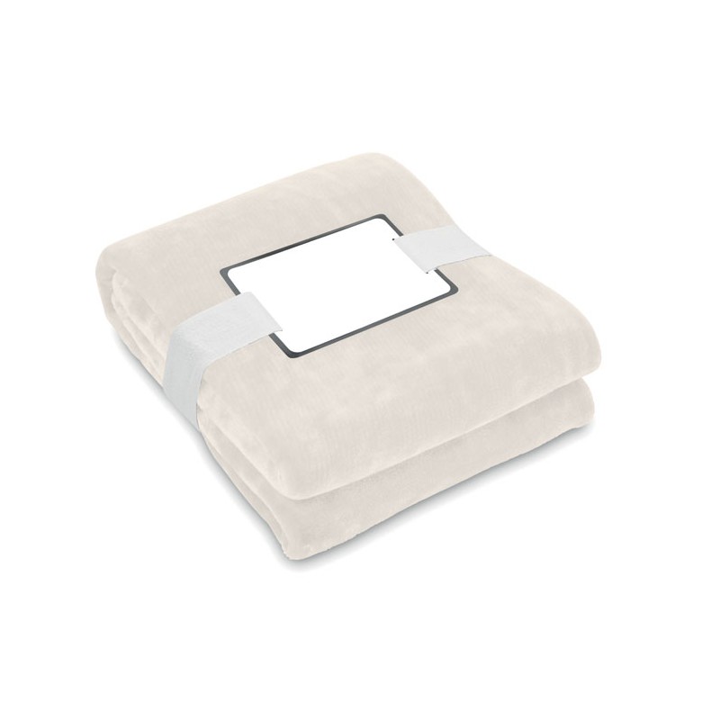 LOGAN - Pătură fleece RPET 280 gr/m²   MO6804-13, Beige