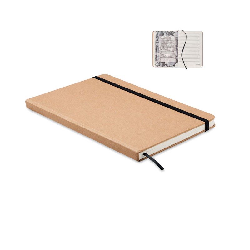 STEIN - Notes A5 din carton reciclat   MO6798-13, Beige