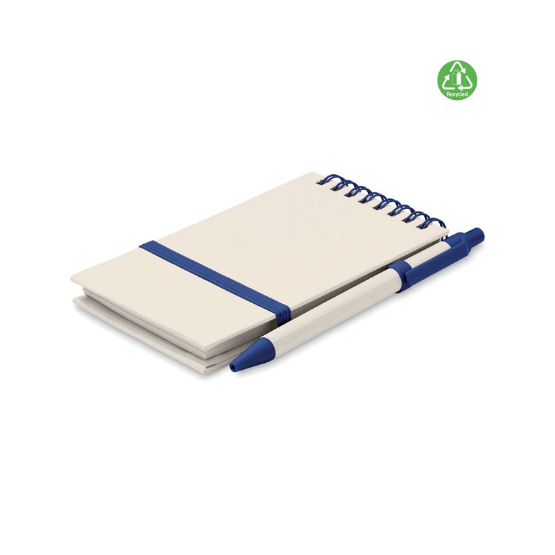 MITO SET - Notes A6 din carton reciclat MO6837-04, Blue MITO SET - Notes A6 din carton reciclat MO6837-04, Blue