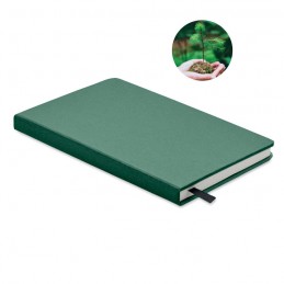 GROW - Agendă A5 pagini reciclate     MO6689-60, Dark green