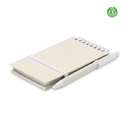 MITO SET - Notes A6 din carton reciclat   MO6837-06, White